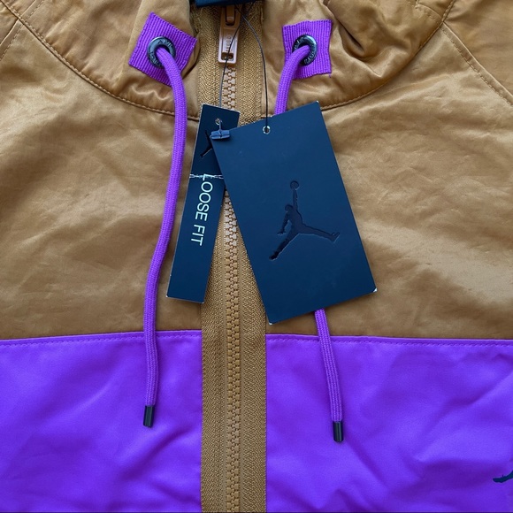 NIKE AIR JORDAN MENS ACTIVE BASKETBALL TRACK JACKET SIZE 2XL XXL JUMPMAN LOOSE F - Picture 7 of 8